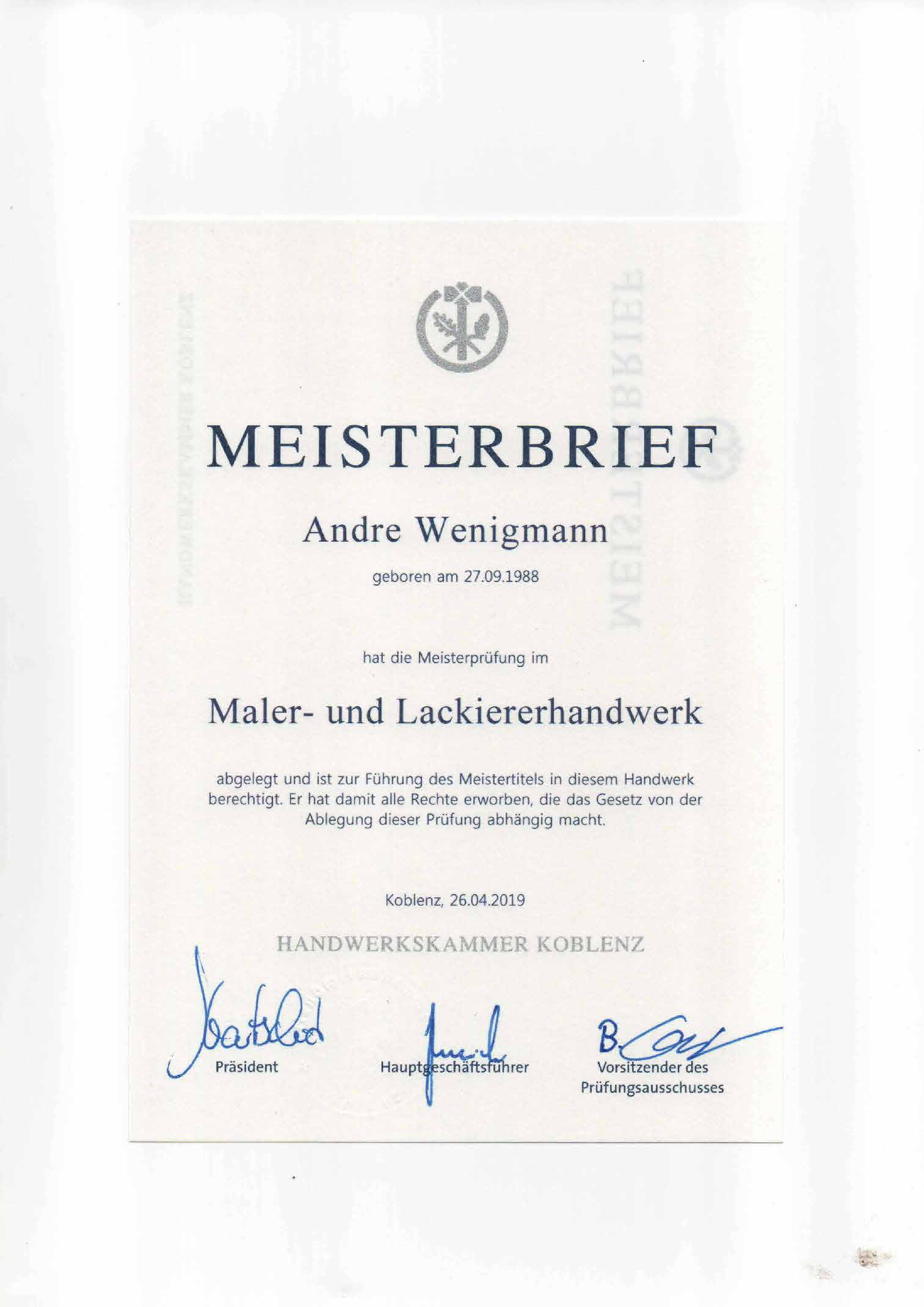 Meisterbrief